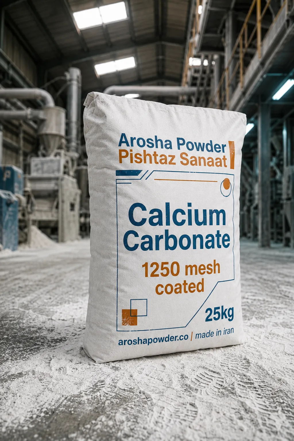 Calcium Carbonate Powder 1250 Mesh – Coated