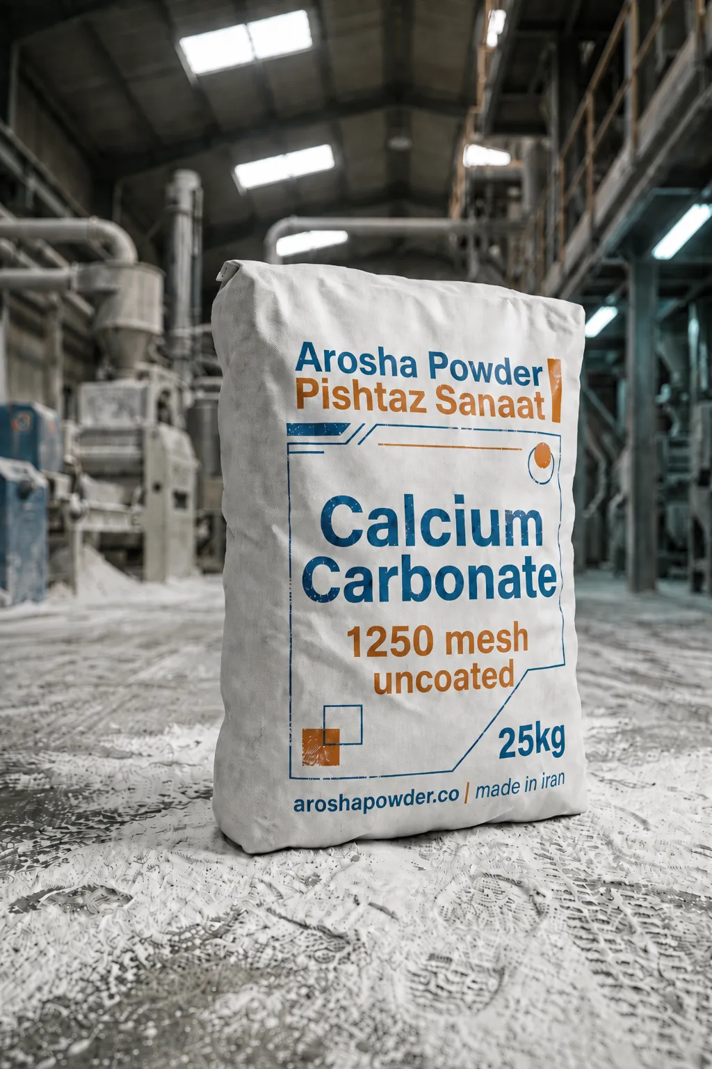 Calcium Carbonate Powder 1250 Mesh – Uncoated