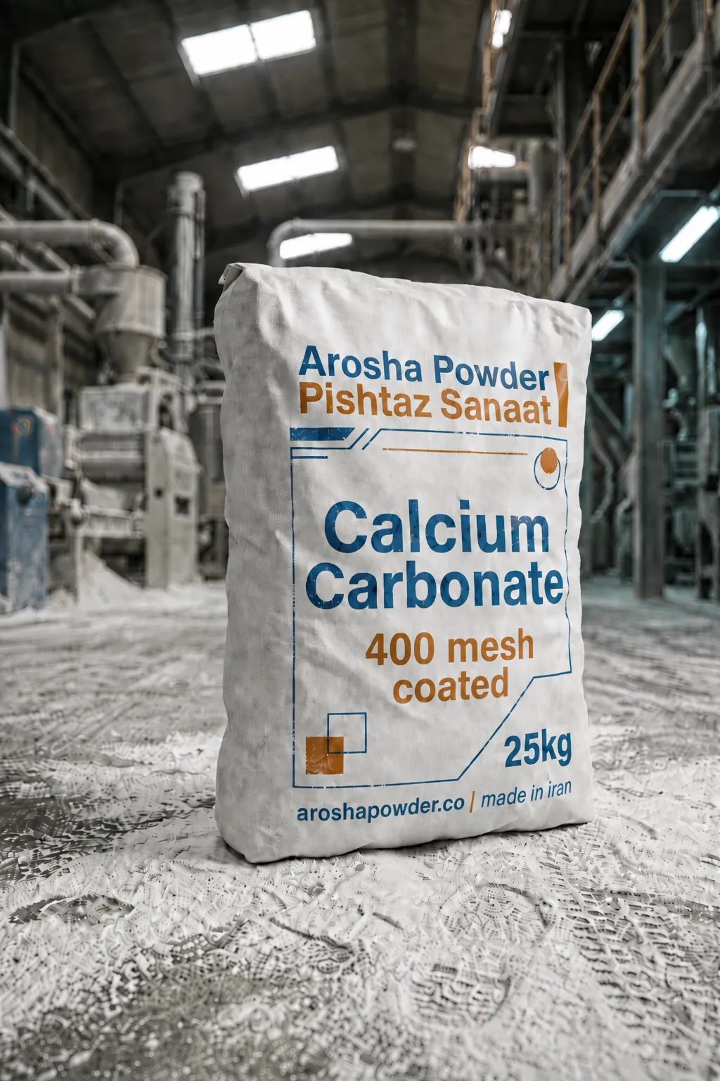 Calcium Carbonate Powder 400 Mesh – Coated