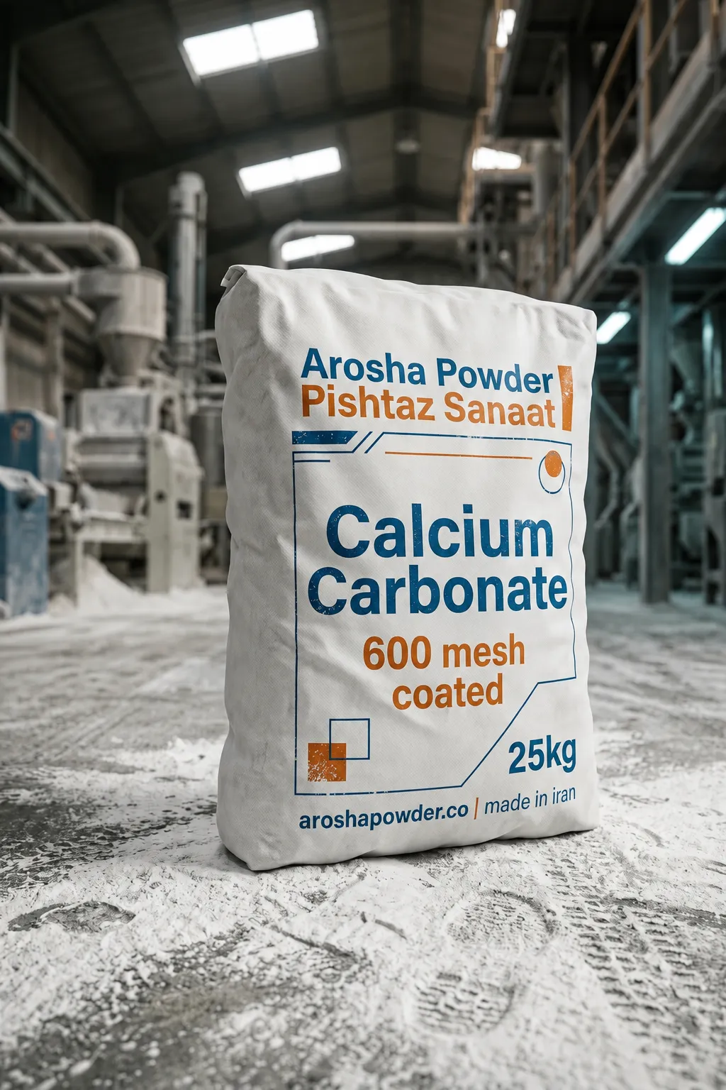 Calcium Carbonate Powder 600 Mesh – Coated