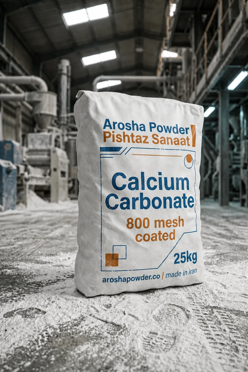Calcium Carbonate Powder 800 Mesh – Coated