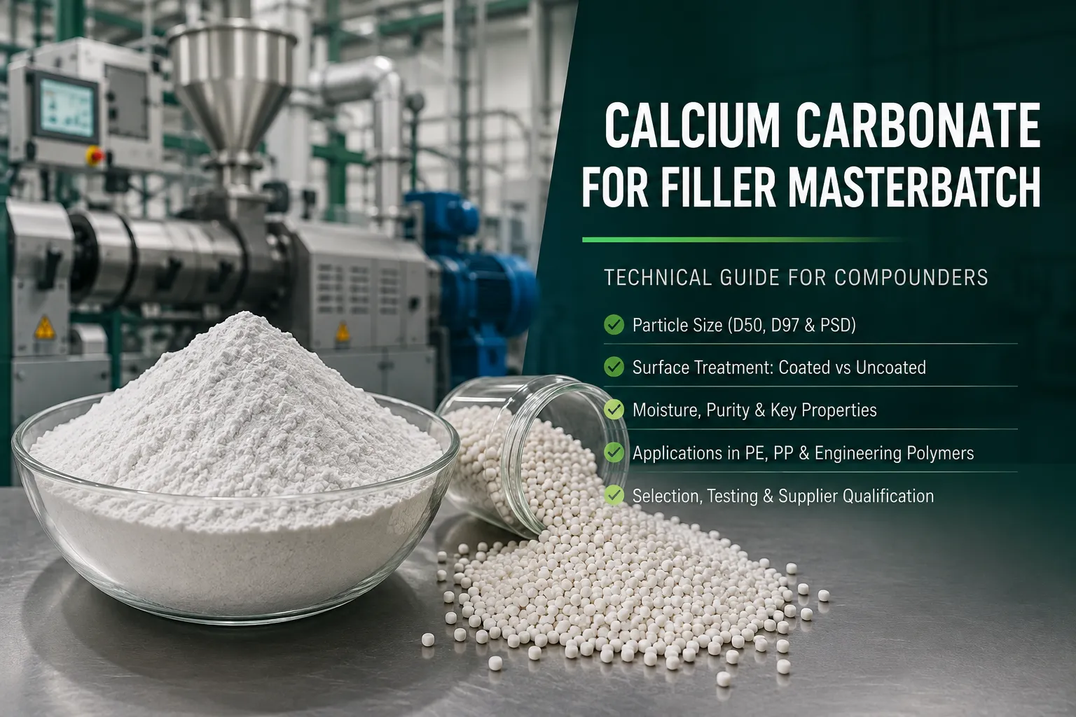 Calcium carbonate for filler masterbatch technical guide for compounders